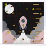 Lezecká stena pre deti LEZÚŇ / Ružová raketa