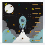 Lezecká stena pre deti LEZÚŇ / Zelená raketa