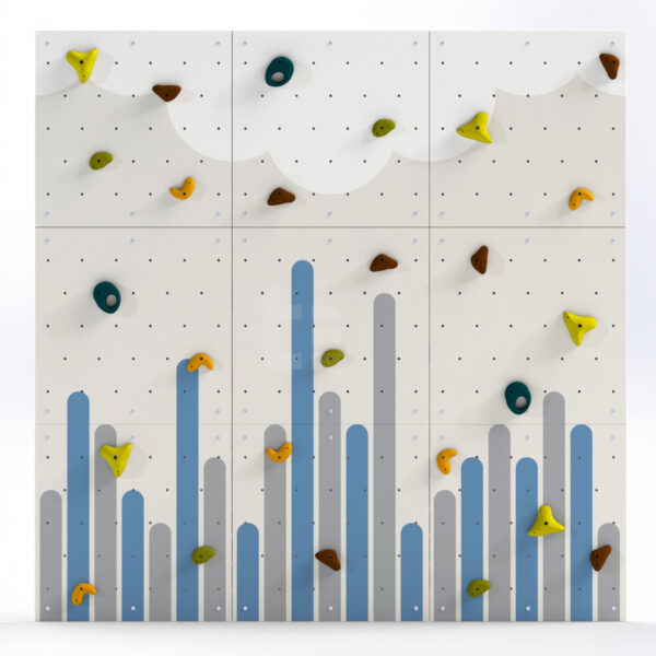 Lezecká stena pre deti LEZÚŇ / Modrá dúha